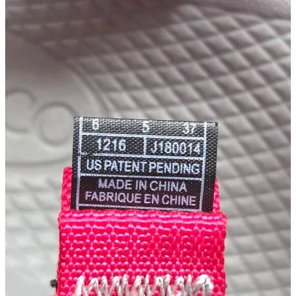 Chaco ZX/1 EcoTread Pink Strappy Hiking Outdoor Sandals Girl's Size 6 - Picture 7 of 11